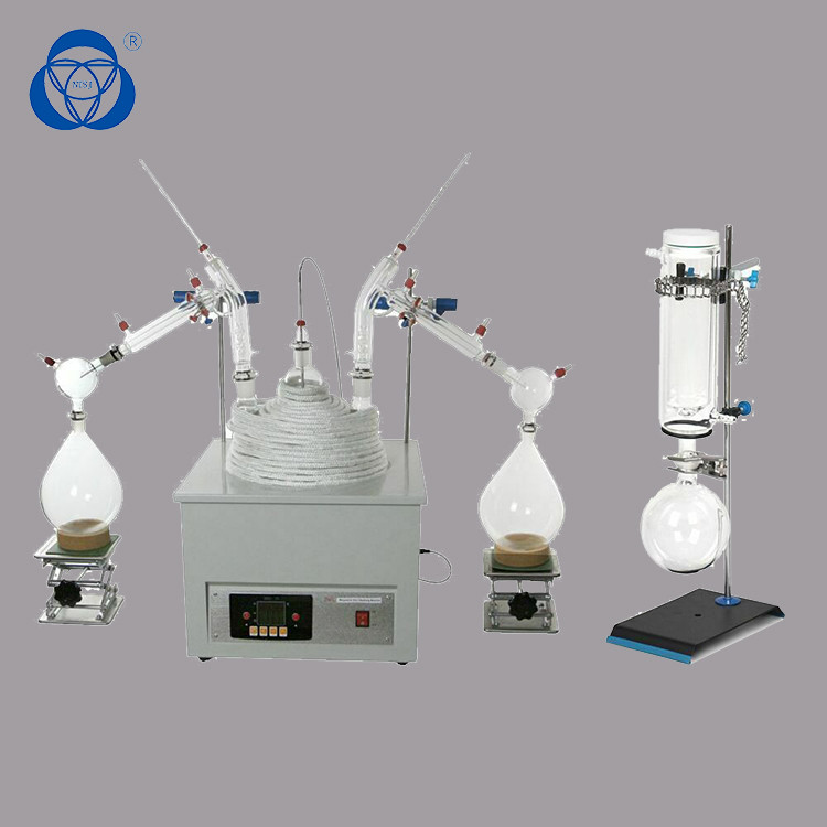 Borosilicate Glass Molecular Distillation Equipment , Fractional