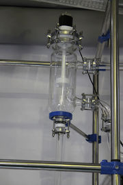 Easy Cleanig Glass Reactor Vessel , Chemical Glass Reactor Equipment Container