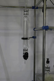 Easy Cleanig Glass Reactor Vessel , Chemical Glass Reactor Equipment Container