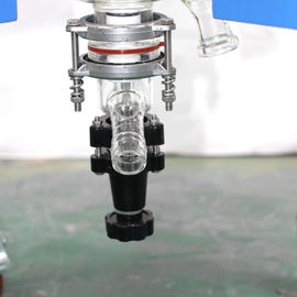 Double Glazed Jacketed Glass Reactor Vessel Hand Made  Safe Functional  For Solvent