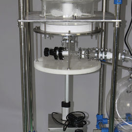 Vacuum Jacketed Glass Vessel , Glass Chemical Reactor Non Leakage Without Pollution