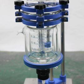 Professional Chemglass 20l Reactor , Borosilicate Glass Reactor Solvent Resistant PTFE Seal