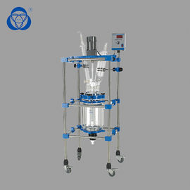 Anti Vibration Jacketed Glass Vessel  Long Time Durability Safe Operation Efficient