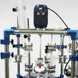 Continues Collection Glass Distillation Unit , Essential Oil Extraction Apparatus Continuous Collection