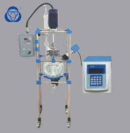 Tank Cam Reaktör Kabı Sürekli Karıştırılmış 250 W Saf PTFE Sızdırmazlık Durumu Yeni