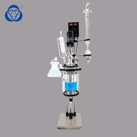 Bình phản ứng thủy tinh khuấy 100 lít, lò phản ứng áp suất thủy tinh dung tích lớn