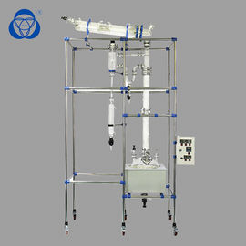 Dễ dàng Cleanig Glass Lò phản ứng thủy tinh, Thiết bị phản ứng hóa chất thủy tinh Container